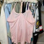 Nike Dri-FIT One Elastika Women's Standard Fit Tank Top - Light Pink Photo 5