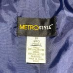 Metrostyle navy blue 4 button suit jacket blazer woman’s size 18 Photo 3