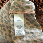 Love, Whit by Whitney Port Leopard Print Button Down Puff Sleeve Dress Medium Tan Photo 9