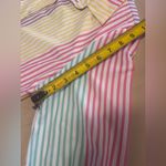Women’s Rainbow Striped Long Maxi Shirt Dress Size Small Button Up Collar Multiple Photo 10