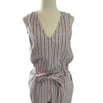 Popsugar Women Size Small Striped Jumpsuit Sleeveless (25-61P) Photo 3