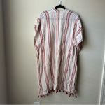Francesca’s Robe Womens One Size Striped Kimono Wrap Open Front Boho Cardigan Photo 2