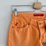 Big star NWT Y2K Vintage  Low Rise Orange Boot Cut Jeans Size 25 Photo 6