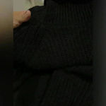 Goodthreads Women's Cotton Shaker Stitch Turtleneck Sweater Black Size XXL NNT Photo 4