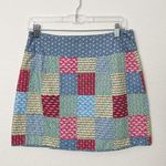 Vineyard Vines [] Shep & Ian Faux Wrap Patchwork Mini Skirt NWT Beach Ocean Sz 6 Photo 1
