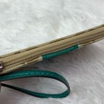 Coach  Green Khaki Signature Canvas Wristlet Photo 4