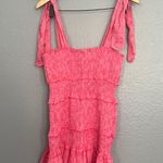 VICI Pink Floral Smocked Mini Dress Photo 4