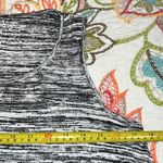 NY&C women’s size medium tank shark bite hem split sides black and white design Photo 4