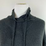 Philosophy Sweater Solid Black Mock Neck Drawstring Cozy Womens Petite S Photo 1