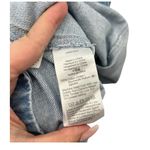 Madewell  Denim Puff-Sleeve Mini Dress Size 6 Dawnshire Wash Cotton Blue Button Photo 6