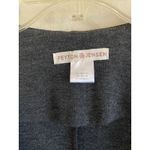 Peyton Jensen  Heathered Charcoal Gray Open Front Jacket Cardigan Womens Small Photo 2