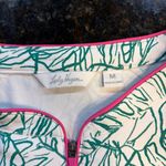 Lady Hagen  Women’s Tropical Palm Polo Athletic Top Golf Shirt 1/4 Zip Size M Photo 1