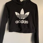 Adidas Hoodie Crop Top Black Size XS Photo 0