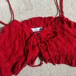 Urban Outfitters  lace up crop top Photo 1