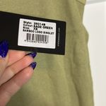 One Teaspoon NWT  Bamboo Logo Singlet - Sage Green Photo 5