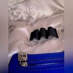 M.C. Mark Chantal vintage Designer Handbag (NEW condition) blue leather Photo 11