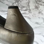 Easy Street  Booties Pewter Faux Leather Snake Embossed Strap 7.5 Shootie Chic Photo 7