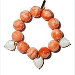 Lele Sadoughi NWOT  heart charm bracelet Photo 0