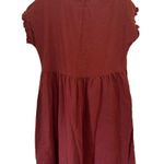 Sonoma drop waist babydoll comfortable casual dress pockets Rust Women’s small Photo 2