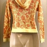 Raya Sun NWOT  bright floral mesh zip up hoodie. Sz small Photo 2
