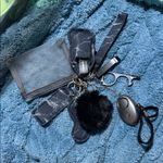 Handmade Marble Black Keychain Set & Accessories Photo 0