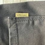 Vibram Vibrant Miu Womens 11/29 Jeans Black Stretch Front Slit Tencel 5-Pocket NWT Photo 8