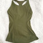Free People  MOVEMENT | Smooth Moves Strappy Back Tank Olive Green Bra | Small Photo 0