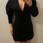 ZARA  black jacket dress. Xs Photo 0
