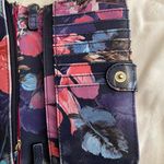 Trina Turk Floral Clutch - Black, Pink, and Blue Photo 3