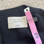 Alice + Olivia  AIR Black Cutout Back T-Shirt Maxi Dress Size 0 Photo 14
