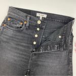 RE/DONE Originals 70s Stove Pipe Straight Jeans Faded Coal With Rips Distressed Photo 8
