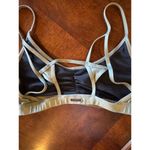 Koral Sports Bra Women Small Olive Green Element Shimmer Strappy Yoga Athletic Photo 8