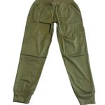 Landau Scrubs Womens Size Medium Proflex Flat Front Cargo Jogger Olive Moss NWT Green Photo 14