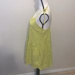 NWT Valentina Naldi Yellow Tied Straps Cami Peplum Tank Top made in Italy Size XL Photo 3