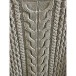 Lands' End Womens Drifter Light Blue Cable Knit Crewneck Pullover Sweater Size M Photo 1