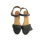 Jellypop  women's wedge heels sandals blck strappy size 12 Photo 1