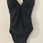 DKNY Women's One Piece Tummy Control Halter Neckline Swimsuit NWT Photo 1