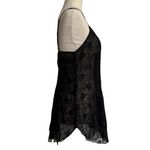 Victoria's Secret Victoria’s Secret Gold Label Chemise slip Lace Sheer Black Small Photo 2