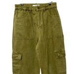 Free People Ezra Cargo Jeans Women’s Size 29 Green Utility Pocket Cotton Photo 3