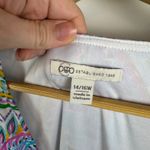 Cato  Paisley Maxi Dress Size 14/16W Smocked Waist V-Neck‎ Colorful Boho Beachy Photo 8