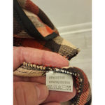 Yacun NEW Womens Plaid Sleeveless Vest Open Front Lapel Collar Size S Brown Photo 4