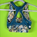 Tek Gear  Blue and Yellow Sleeveless Crop Top Photo 8