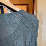 Worth New York Olive Green Rolled Raw Hems Long Sleeve Top Size XL Photo 9