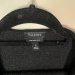 Talbots Drape Front Open Sweater Jacket Chevron Merino Wool Cardigan Small Photo 7