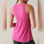 Athleta  Pink Air Out Cinch Tank‎ Top Size Medium Photo 1