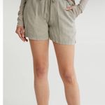 James Perse Linen Drawstring Shorts in Silt Pigme Size 1 NWT Photo 0