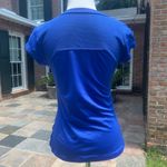 Nike  Blue Work Out Golf Athletic Top M Photo 3