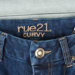 Rue 21  Jeans Curvy High Rise Ankle Jegging Womens 6 Distressed Dark Wash Denim Photo 2