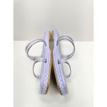 BP Nordstrom  Viola Lilac Braided Flat Slide Sandals‎ Size 6 Square Open Toe Photo 5