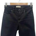 Madewell  Tall 9” Mid-Rise Skinny Jeans in ISKO Stay Black Size 26T | 2 Tall Photo 4